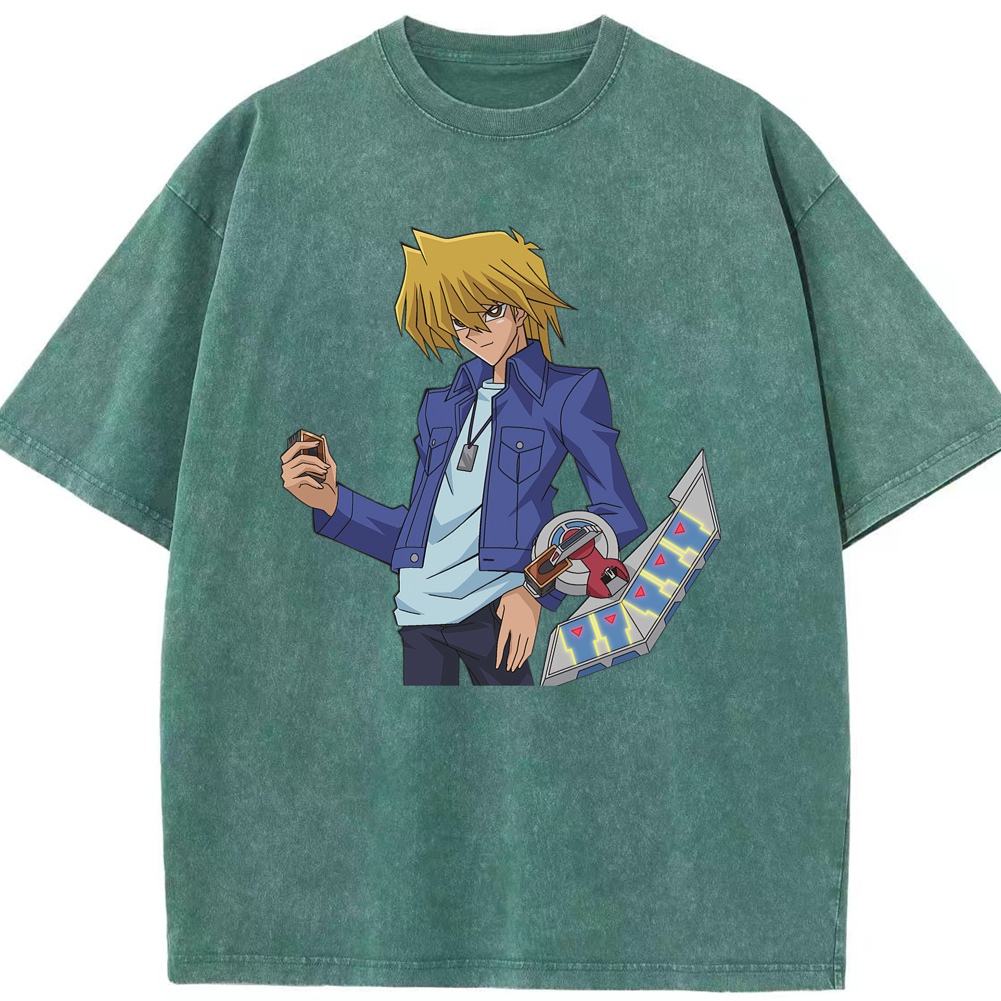（画像用） 遊☆戯☆王 Yu-Gi-Oh! 綿100% ヴィンテージ風 半袖Tシャツ（フロントプリント）